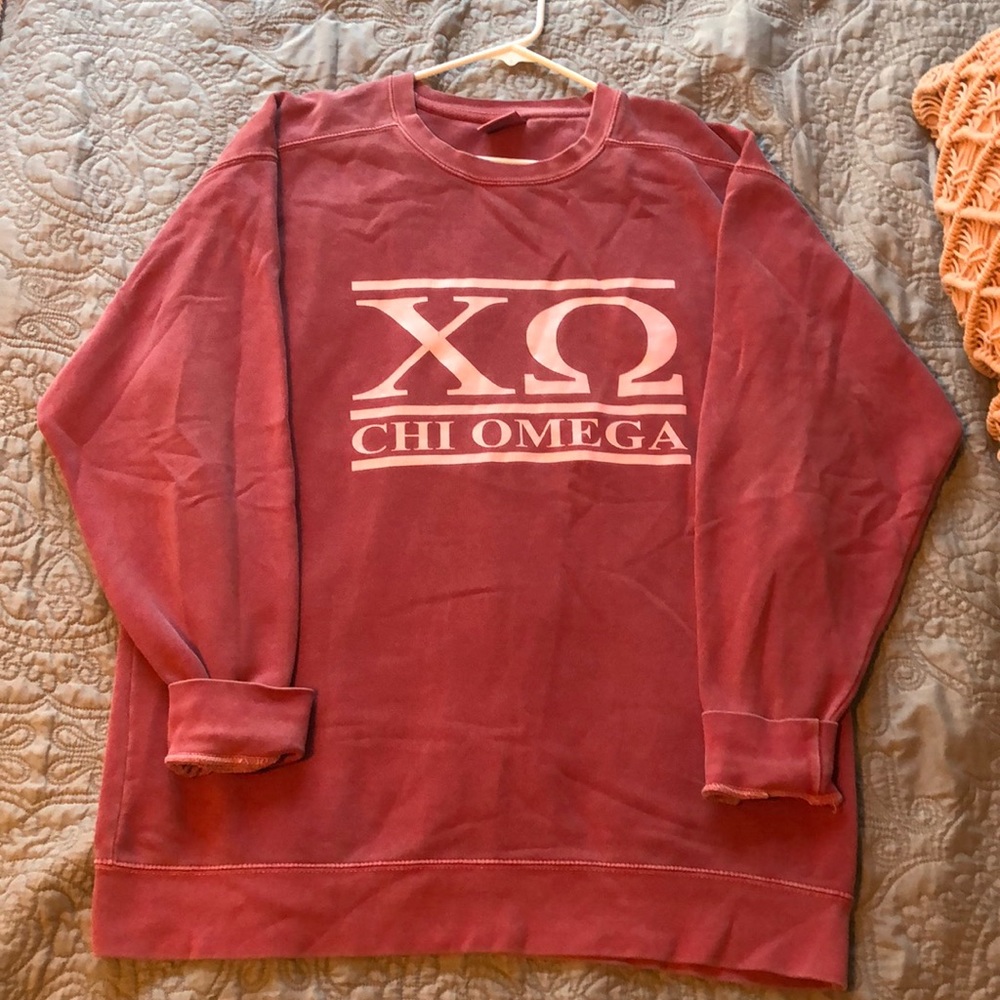 Chi Omega Comfort Colors Sweatshirt